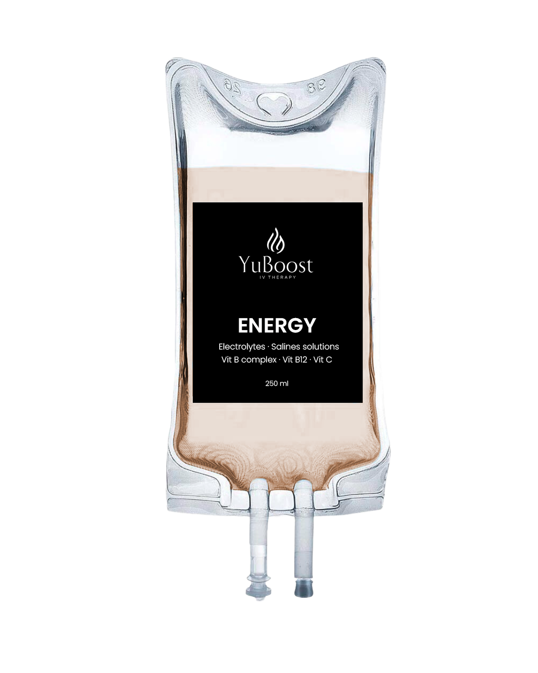 Energy vitamin infusion with B-group vitamins at home in Switzerland
