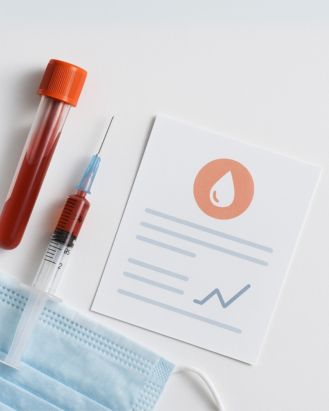 Complete medical check-up at home in Switzerland, 34 biomarkers